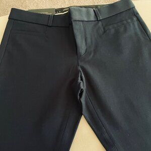 BANANA REPUBLIC "SLOAN" SKINNY BLACK ANKLE LENGTH PANTS - SZ 2 PETITE TAGS ON